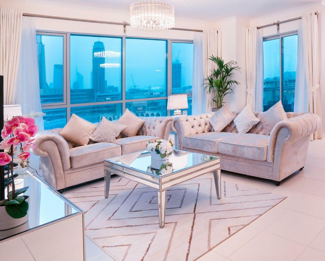 Elite Royal Apartment - Full Burj Khalifa & Fountain View - 2 Bedrooms And 1 Open Bedroom Without Partition Dubaj Exteriér fotografie