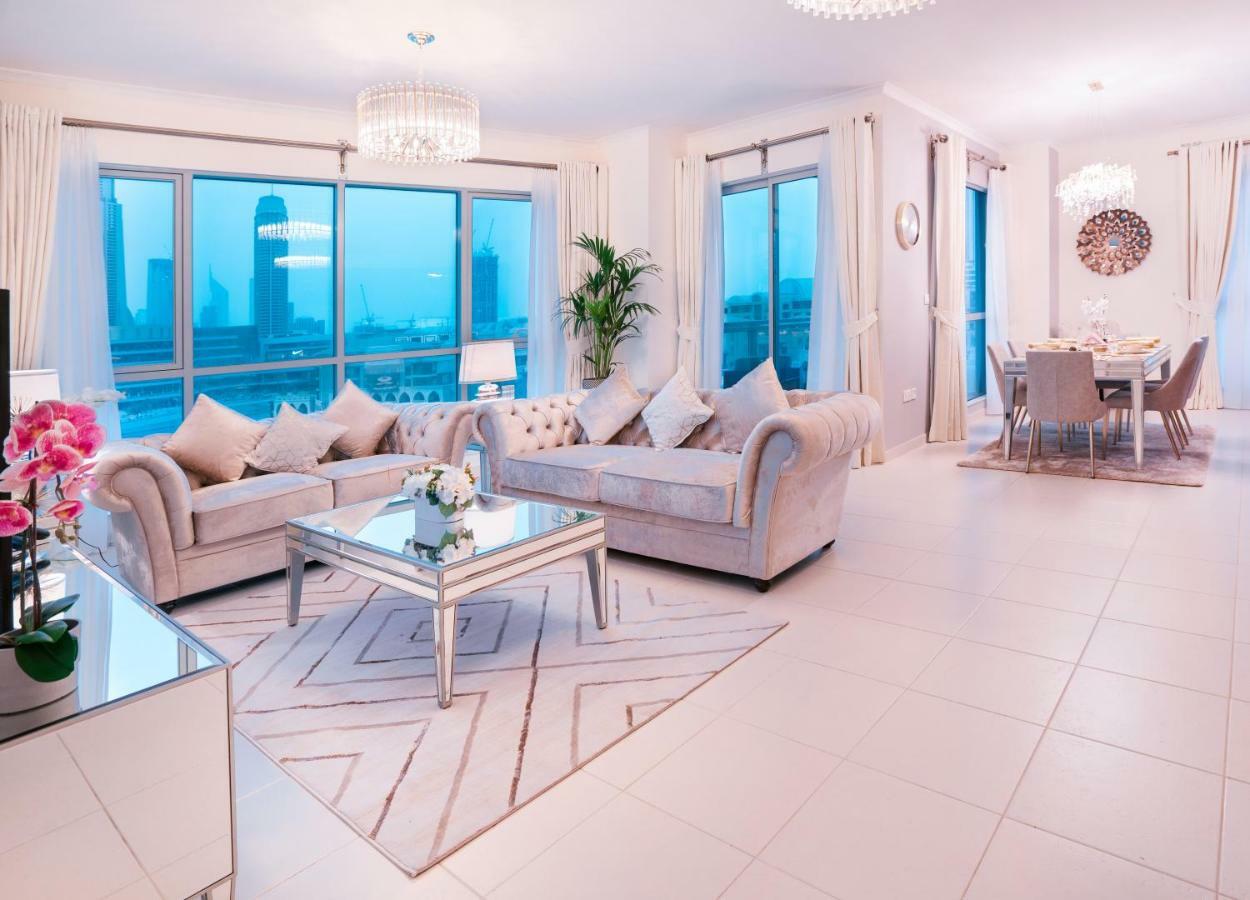 Elite Royal Apartment - Full Burj Khalifa & Fountain View - 2 Bedrooms And 1 Open Bedroom Without Partition Dubaj Exteriér fotografie